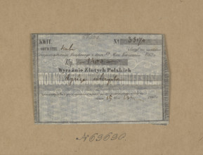 Nominal receipt No. 33170 issued in the name of Hube for the amount of 1,400 zloty on June 15,