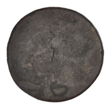 sestertius, Trajan (53–117; Roman emperor 98–117); obverse: head of Trajan in laurel wreath facing
