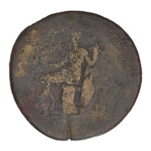 sestertius, Hadrian (76–138; Roman emperor 117–138); Roman Empire (27 BC–476); struck 125–128; Rome