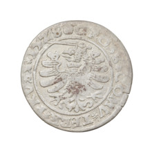 Prussian grosz, Sigismund I the Old (King of Poland; 1506–1548). Obverse: crowned male bust in