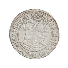 Prussian grosz, Sigismund I the Old (King of Poland; 1506–1548), eagles, Polish coins,