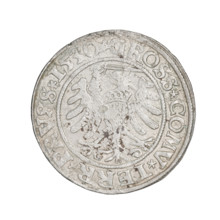 Prussian grosz, Sigismund I the Old (King of Poland; 1506–1548). Obverse: Crowned male bust in