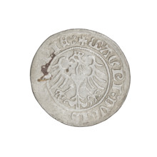 Lithuanian half-grosz, Sigismund I the Old (king of Poland; 1506–1548). R8 (rarity). Jagiellon