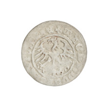 Lithuanian half-grosz, Sigismund I the Old (King of Poland; 1506–1548); eagles; Polish coins;