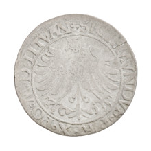 Lithuanian grosz, Sigismund I the Old (king of Poland; 1506–1548). R8 (rarity). Obv.: Polish Eagle