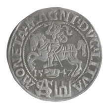 Lithuanian grosz on a Polish foot, Sigismund II Augustus (King of Poland; 1544–1572), Jagiellonians