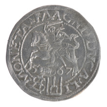 Lithuanian grosz on a Polish foot, Sigismund II Augustus (King of Poland; 1544–1572), Polish coins,