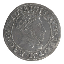 Lithuanian grosz on a Lithuanian foot, Sigismund II Augustus (King of Poland; 1520–1572). Aw.