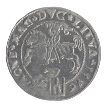 Lithuanian grosz on a Polish foot, Sigismund II Augustus (King of Poland; 1544–1572), Jagiellon