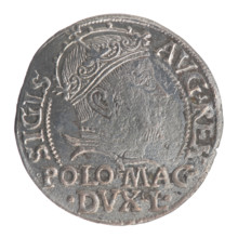 Lithuanian grosz on a Polish foot, Sigismund II Augustus (King of Poland; 1544–1572), Jagiellon