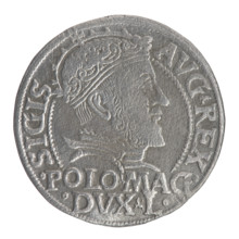 Lithuanian grosz on a Polish foot, Sigismund II Augustus (King of Poland; 1544–1572), Jagiellon