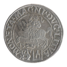 Lithuanian grosz on a Polish foot, Sigismund II Augustus (King of Poland; 1544–1572), Jagiellon