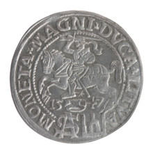 Lithuanian grosz on a Polish foot, Sigismund II Augustus (King of Poland; 1544–1572), Jagiellon