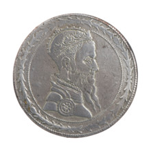 Lithuanian thaler (pólkopek) copy, Sigismund II Augustus (King of Poland; 1544–1572) — copy of