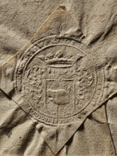 Seal of Stanislaw Denhoff, Starost of Korczyna, Denhoff, Stanislaw Ernest (1673–1728), Zurakowski,