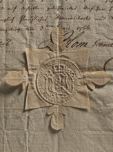 Prussian Admiralty seal, Admiralty, official seals, document seals, seals with coat of arms. Round