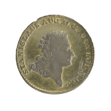 2 zloty crown; publisher: Sylm, Frederick William (fl. 1765–1767); issuer: Stanislaw August