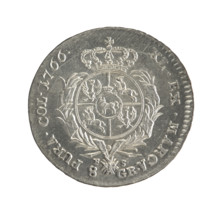 2 gold crown coins, Sylm, Frederick William (fl. 1765–1767); Stanislaw August Poniatowski (King of