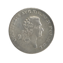 Two gold crown coins (1766) depicting Stanislaw August Poniatowski (King of Poland, 1732–1798).