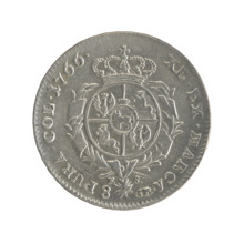 2 gold crown coins, Stanislaw August Poniatowski (King of Poland; 1764–1795), Sylm, Frederick