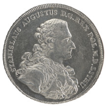 Crown thaler, Sylm, Frederick William (fl. 1765–1767), Stanislaw August Poniatowski (King of