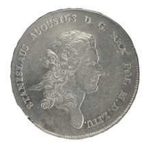 Crown thaler, Partenstein, Antoni (fl. 1772–1774), Stanislaw August Poniatowski (King of Poland;