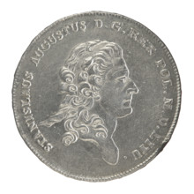 Crown thaler, Brenn, Efraim (fl. 1774-1792); Stanislaw August Poniatowski (King of Poland;