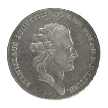 Crown thaler, Brenn, Efraim (fl. 1774–1792). Stanislaw August Poniatowski (King of Poland;