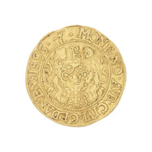 Gdansk ducat by Filip Klüwer (fl. 1588–1601), 1595. Obverse: Bust of King Sigismund III Vasa