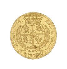 Crown ducat, Augustus III Saxony (King of Poland; 1733–1763), Johann Georg (mintmaster, 1750–1753),