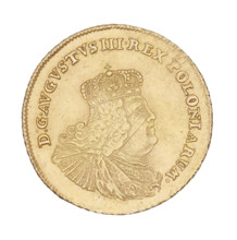 Crown Augustus; maker: Ernest Dietrich Croll (fl. 1753–1763); subject: Augustus III Sas (King of