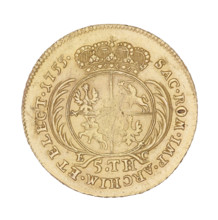 Crown Augustus; maker: Croll, Ernest Dietrich (fl. 1753–1763). Subject: Augustus III Sas (King of