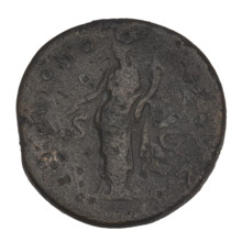 sestertius, Hadrian (76–138; Roman emperor 117–138); obverse: bust of Hadrian with laurel wreath