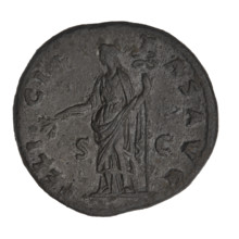 sestertius, Hadrian (76–138; Roman emperor 117–138); Obv.: Bust of Hadrian with laurel wreath