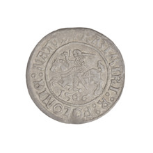 Glogów grosz, Sigismund I the Old (King of Poland; 1506–1548); obverse: Pogon (coat of arms). In