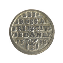 Gdansk trojak, Sigismund I the Old (King of Poland; 1506–1548) — iconography: Polish coin, royal