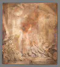 The Greater Raising of Lazarus, Norblin de la Gourdaine, Jean Pierre (1745–1830), graphic artist;