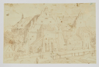 Granaries in Kazimierz; Jablczynski, Feliks (1865–1928), graphic artist; Polish graphic art;