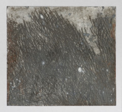 View of a port quay in a northern European city; verso: graphic trials or fragment of a