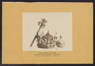 Casimir the Great, King of Poland, crown, scepter, orb and ring taken out during the opening of his