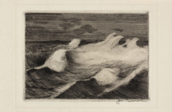 Fala, Rubczak, Jan (1884–1942), graphic artist; filigree, 1911; graphic; height 12.9 cm, width 18