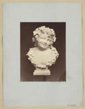 Photograph of Wiktor Brodzki's sculpture 'Laughing Putto' by Wiktor Brodzki, ca. 1868, Rome;