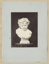 Photograph of the sculpture 'Weeping Putto' by Wiktor Brodzki; sculptor Wiktor Polearch Brodzki (ca
