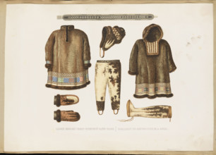 Costumes of the inhabitants of the north-eastern part of Siberia. Graphic artist: Leopold