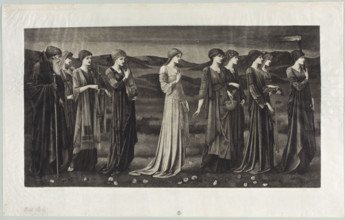 Les noces de Psyché, Jasinski, Feliks Stanislaw (1862–1901), graphic artist; after Burne-Jones,
