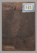 Recto: Crucifixion. Verso: Fragment of a composition by a graphic artist, Lohojsk — Fragment of