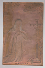 Saint Teresa of Avila. Teresa of Jesus (St.; 1515–1582) — iconography. Catholic saint shown