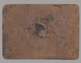 Oval frame on a rectangular background; Jan Nikodem Lopacinski (1747–1810), graphic artist;