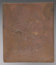 Image of Death hovering above the earth. Illustration from J. Baka, Remarks on Inevitable Death,
