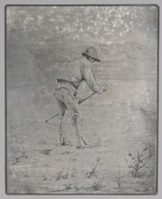 Highlander; Ignacy Lopienski (1865–1941), graphic artist; highlanders, haymaking; 1930; Warsaw;